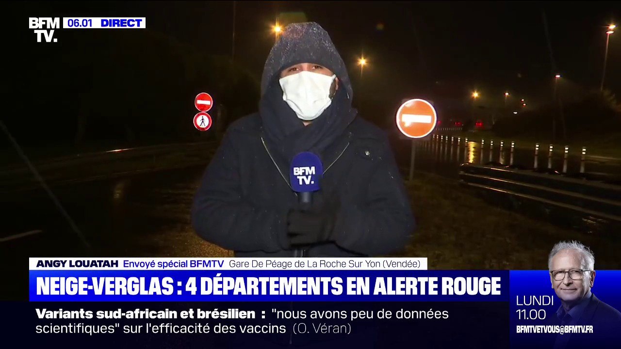 Attention aux pluies verglaçantes dans les départements de la Vendée, des Deux-Sèvres, de l'Indre et de la Vienne