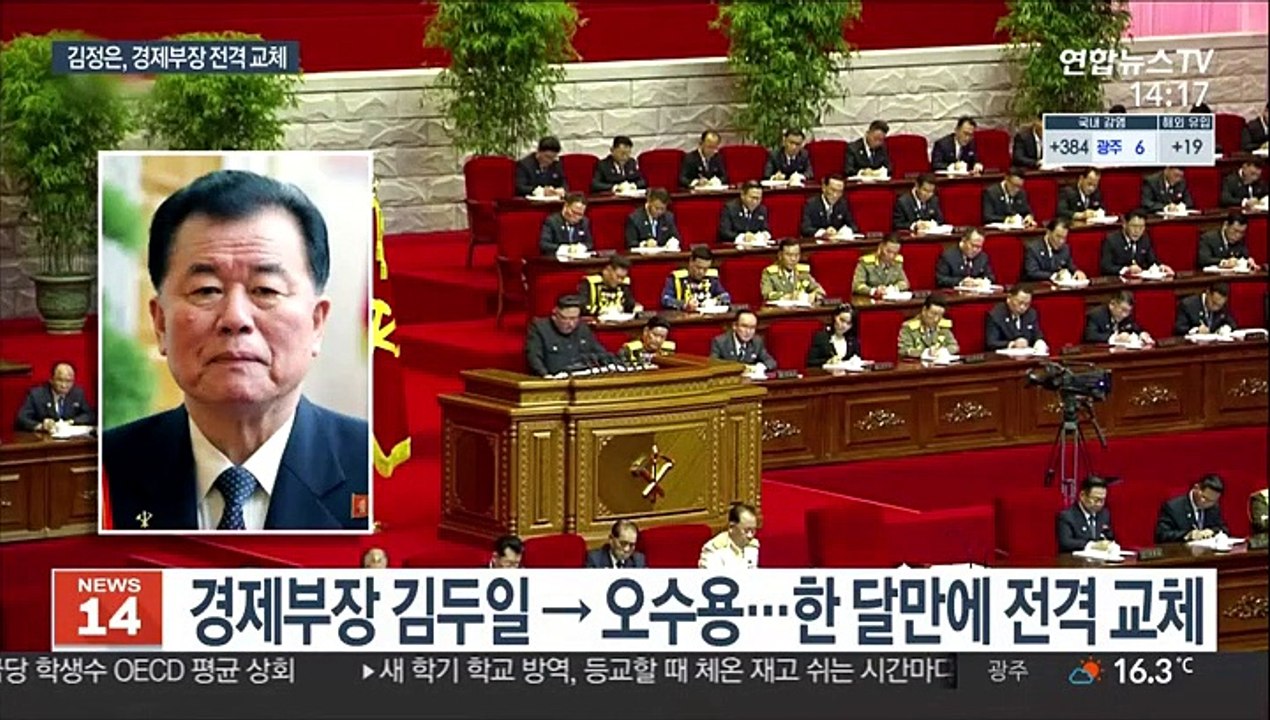 北전원회의 종료…김정은, 당 경제부장 전격 교체