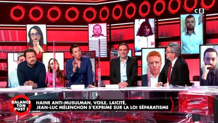 Download Video: Echanges très vif hier soir, sur C8, entre Jean-Luc Mélenchon et la chroniqueuse Laurence Saillet sur les musulmans  : 