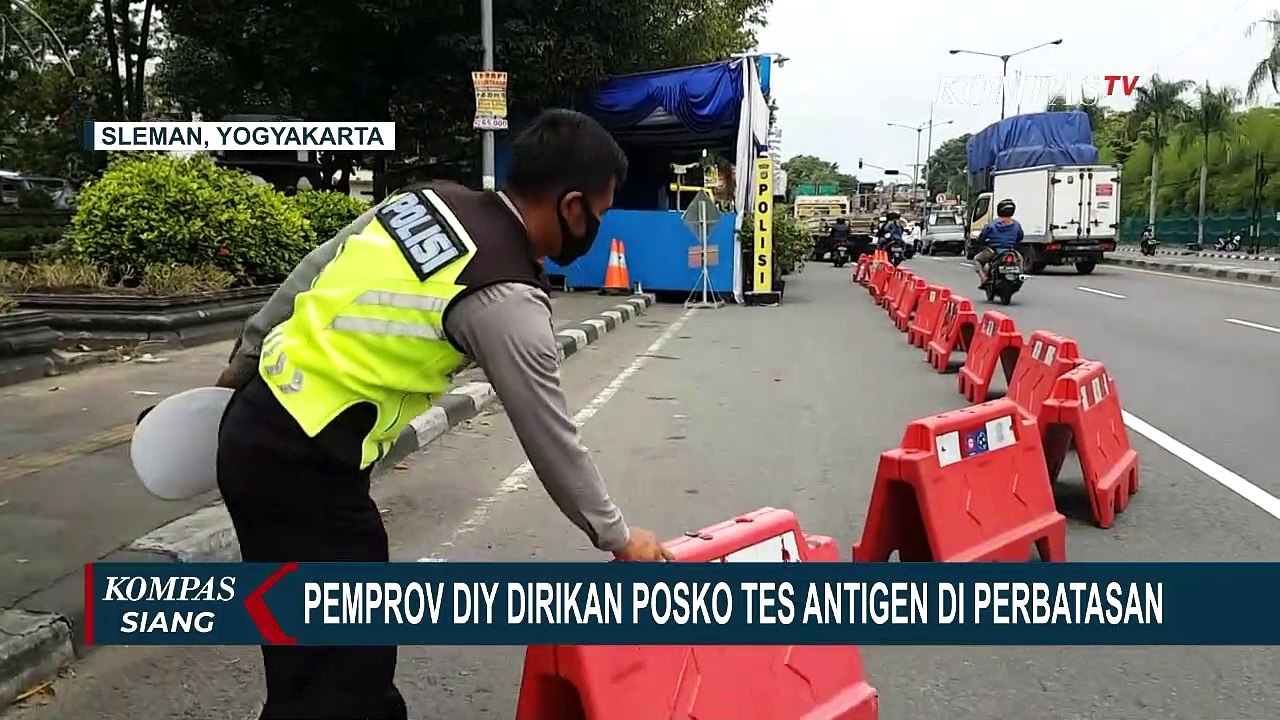Yogyakarta Dirikan 4 Posko Tes Antigen di Pintu Masuk Berbatasan dengan Jateng