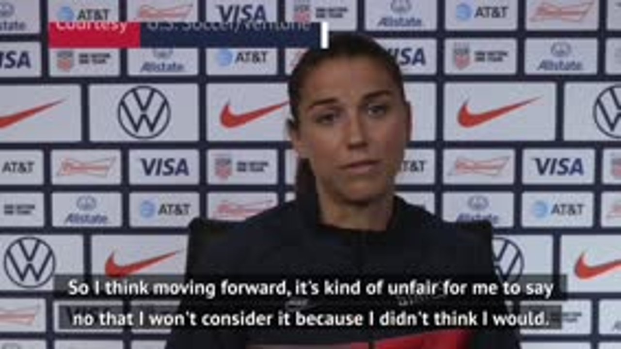 Alex Morgan open to a third stint playing in Europe