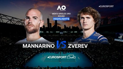 Highlights | Adrian Mannarino - Alexander Zverev