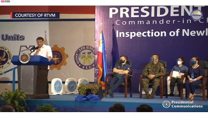 Duterte talks to the Philippine Air Force | Friday, February 12