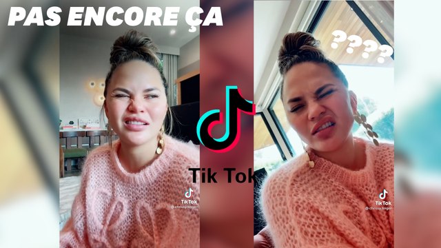Est-ce que je fais ça bien ? : Chrissy Teigen rejoint TikTok et c'est laborieux