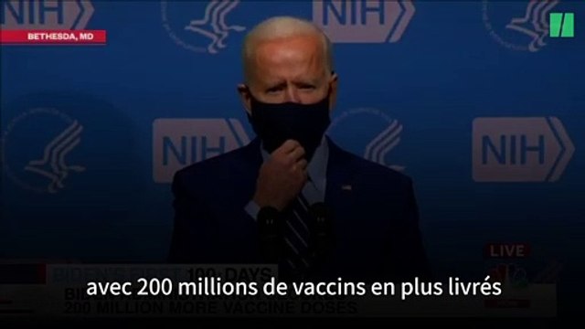 Covid-19: Tous les américains vaccinés d'ici fin juillet annonce Joe Biden