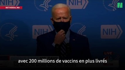Covid-19: "Tous les américains vaccinés d'ici fin juillet" annonce Joe Biden