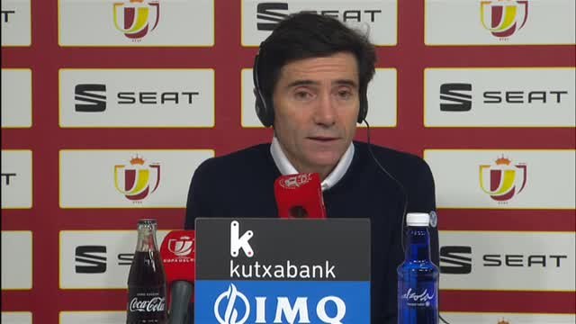 Marcelino: Para estar en la final tenemos que jugar como en la segunda parte