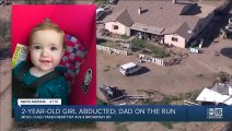 2-year-old girl abducted in south Phoenix, dad on the run