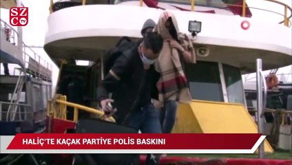 Tải video: Haliç’te kaçak partiye polis baskını