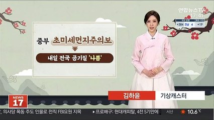 [날씨] 설 연휴 미세먼지 말썽…때이른 봄날씨 계속