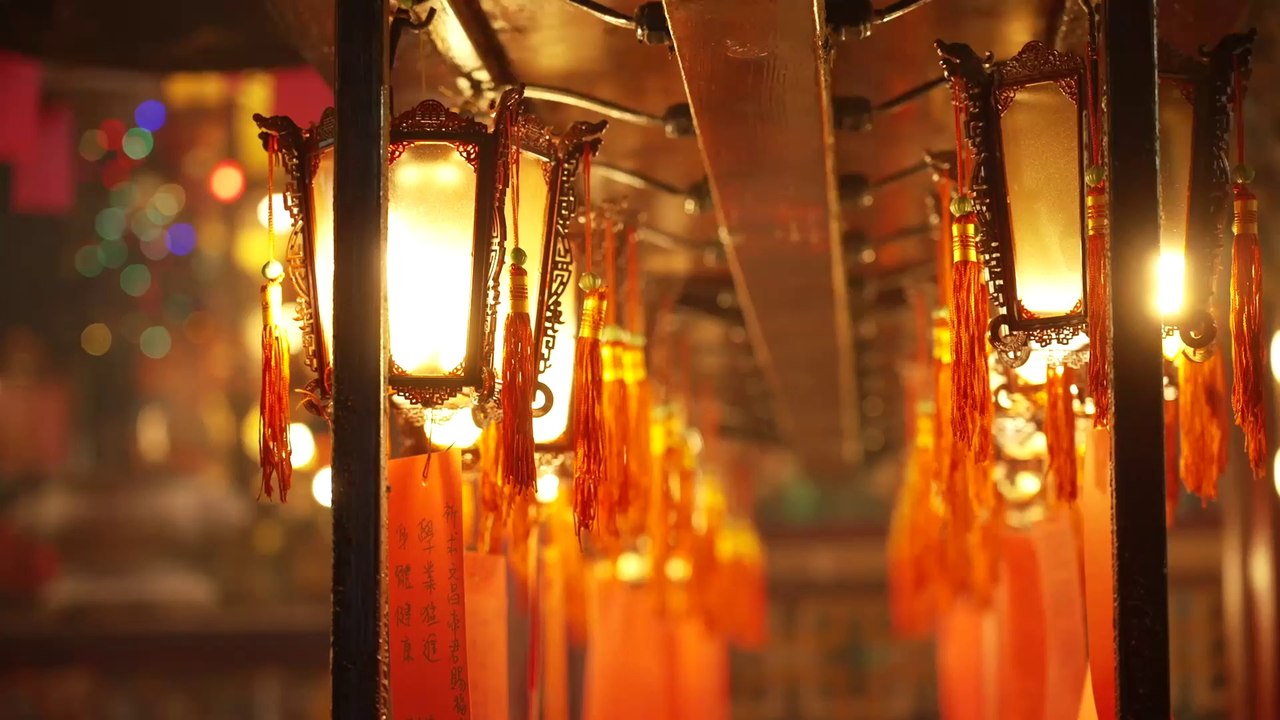 Hongkong feiert Chinese New Year 2021