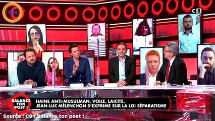 Balance ton Post : échanges très vifs entre Jean-Luc Mélenchon et la chroniqueuse Laurence Saillet