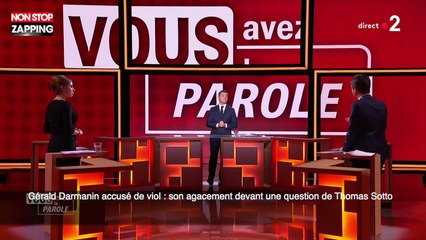 Gérald Darmanin accusé de viol : son agacement devant une question de Thomas Sotto (vidéo)