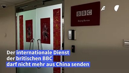 "Gesetzeswidrige Inhalte": China verbietet Sender BBC World News
