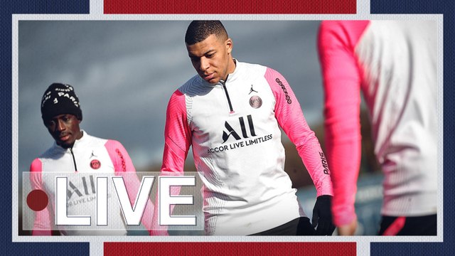 Replay : L'entraînement veille de Paris Saint-Germain - OGC Nice