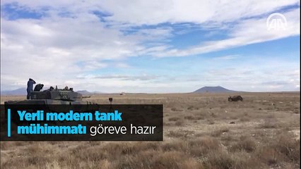 Yerli modern tank mühimmatı göreve hazır