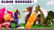 Paw Patrol Mighty Pups Charged Up Ghost Dragon Rescues with DC Comics The Joker in this Clones Rescue Family Friendly Full Episode English Toy Story Video for Kids from Toy Trains 4U