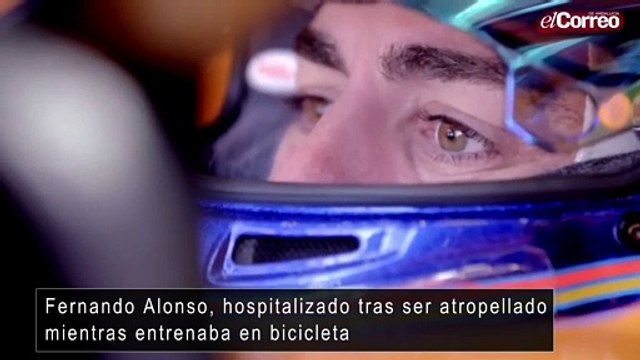 Fernando Alonso, hospitalizado tras ser atropellado mientras entrenaba en bicicleta