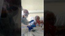 Hospital La Fe felicita a Francisca, de 92 años, tras superar el virus