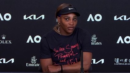 Open d'Australie 2021 - Serena Williams : "I think if I didn't like what I'm doing, I wouldn't be here"