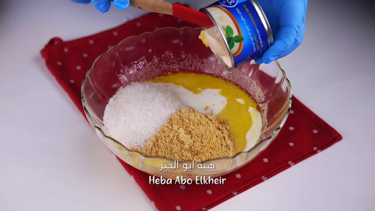 البسبوسة الفاخرة بالقشطة أسهل وأنجح وصفة بسبوسة وتحدي (مع كل اسرار نجاحها)