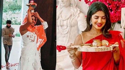 Priyanka Chopra Does House-Warming Ceremony In Los Angeles In Desi Style