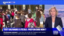 Peut-on s'opposer à la réalisation d'un test salivaire sur son enfant à l'école ? BFMTV répond à vos questions