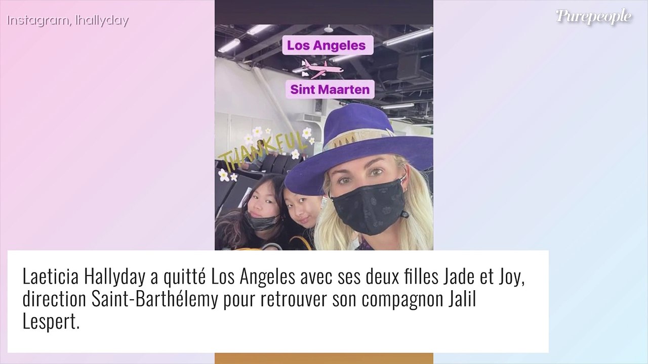 Laeticia Hallyday et Jalil Lespert amoureux : séance photo love depuis Saint-Bart