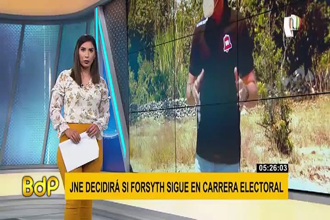 George Forsyth: JNE decidirá futuro de su carrera electoral