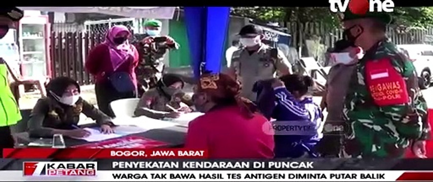 Masuk Kawasan Puncak Bogor Wajib Bawa Hasil Tes Antigen