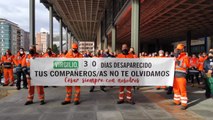 Trabajadores de carreteras rinden homenaje a los dos fallecidos en enero