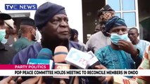 PDP peace committee holds meeting to reconcile members in Ondo