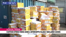 Customs strike force Zone A intercepts falsely declared goods