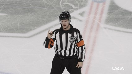 NHL Referee Garrett Rank Balances Life on Ice, Golf Course