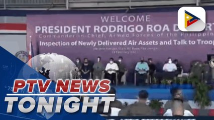 PRRD satisfied with DND's, AFP's performance and acquisition of new air assets