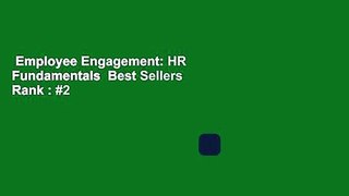 Employee Engagement: HR Fundamentals  Best Sellers Rank : #2