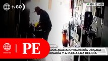 Delincuentes asaltaron barbería ubicada a espaldas de comisaría | Primera Edición