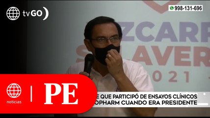 Martín Vizcarra reveló que participó de ensayos clínicos de vacuna Sinopharm | Primera Edición