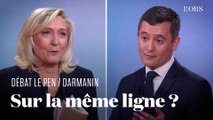 Toutes les fois où Gérald Darmanin et Marine Le Pen ont semblé proches pendant leur débat