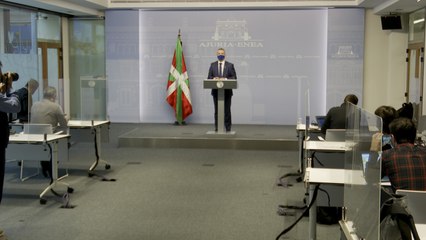 Rueda de prensa del lehendakari, Iñigo Urkullu