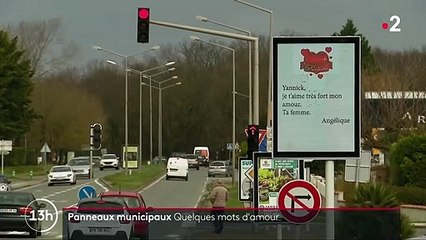 Saint-Valentin : à Médis, on déclare sa flamme sur les panneaux municipaux