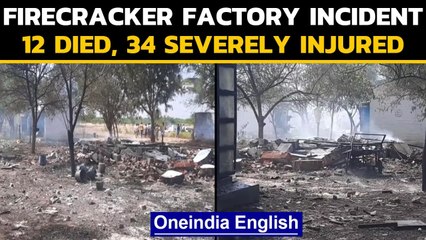 Massive fire breaks out at a firecracker factory in Virudhunagar district of Tamil Nadu | Oneindia