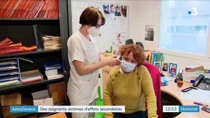 Covid-19 : effets secondaires importants du vaccin AstraZeneca sur des soignants à Rouen