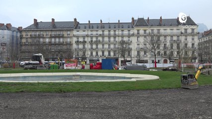 Reportage - Des travaux d'embellissement et de végétalisation sur la place Victor Hugo
