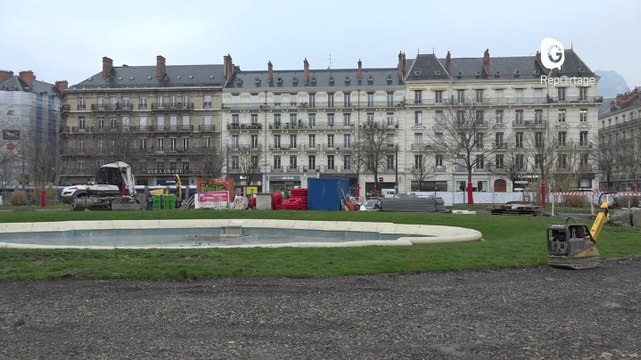 Reportage - Des travaux d'embellissement et de végétalisation sur la place Victor Hugo