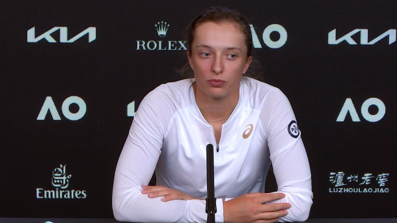 Open d'Australie 2021 - Iga Swiatek : I'm not thinking about the quarterfinals or the semi-finals, I have a game to play against Simona Halep already! "