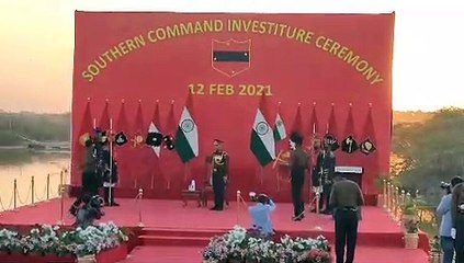 सेना की दक्षिणी कमान का अलंकरण समारोह
