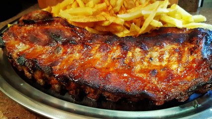 COSTILLA a la MIEL y MOSTAZA receta fácil estilo tex-mex