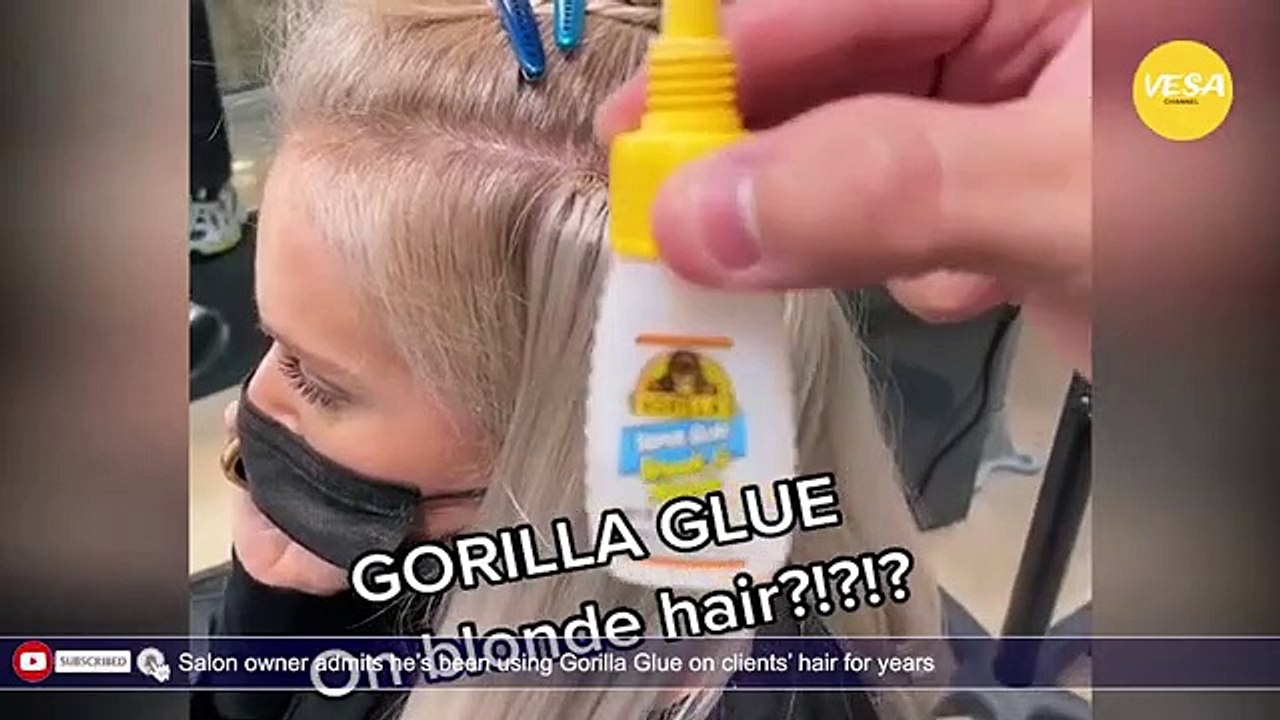 Salon owner admits hes been using Gorilla Glue on clients hair for years