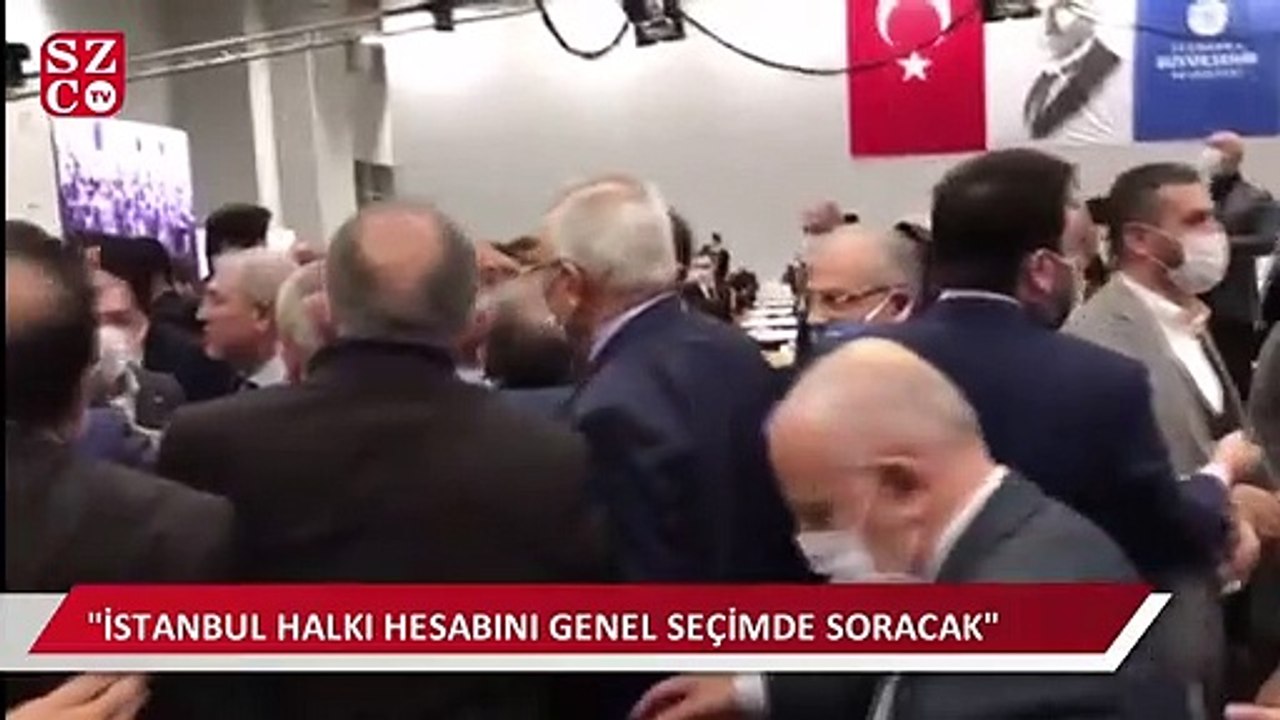 İBB Meclisi’nde arbede